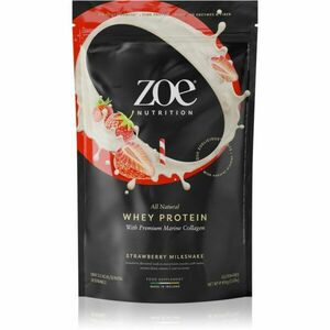 ZOE Whey Protein syrovátkový protein s kolagenem příchuť Strawberry Milkshake 454 g obraz