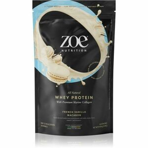 ZOE Whey Protein syrovátkový protein s kolagenem příchuť French Vanilla Macaron 454 g obraz