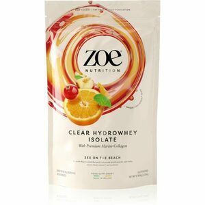 ZOE Clear Hydrowhey Isolate syrovátkový izolát s kolagenem příchuť Sex on the Beach 454 g obraz