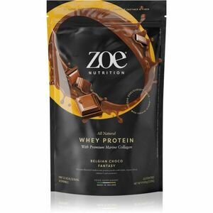 ZOE Whey Protein syrovátkový protein s kolagenem příchuť Belgian Choco Fantasy 454 g obraz