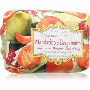 Saponificio Artigianale Fiorentino Tangerine and Bergamot Perfumed Soap přírodní tuhé mýdlo 200 g obraz