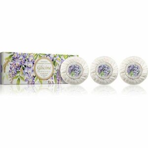 Saponificio Artigianale Fiorentino Wisteria Set sada tuhých mýdel 3x100 g obraz