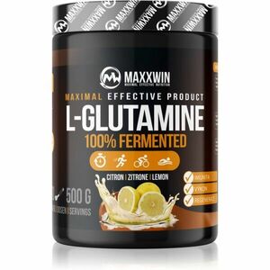 Maxxwin L-Glutamine 100% Fermented podpora tvorby svalové hmoty příchuť Lemon 500 g obraz