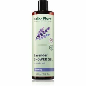 Folk & Flora Lavender relaxační sprchový gel 400 ml obraz