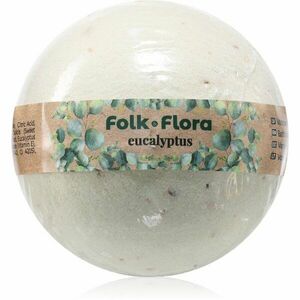 Folk & Flora Eucalyptus koupelová bomba se zklidňujícím účinkem 130 g obraz