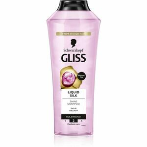 Schwarzkopf Gliss Liquid Silk regenerační šampon pro posílení a lesk vlasů 400 ml obraz