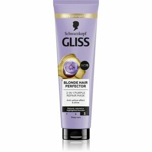 Schwarzkopf Gliss Blonde Hair Perfector regenerační maska na vlasy pro zesvětlené nebo melírované vlasy 150 ml obraz