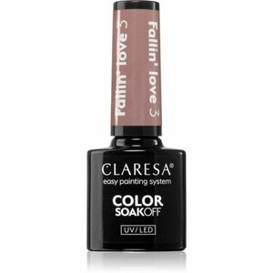 Claresa SoakOff UV/LED Color Fallin' Love gelový lak na nehty odstín 3 5 g obraz