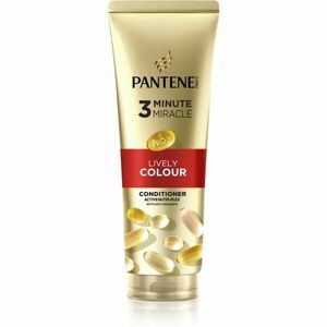 Pantene 3 Minute Miracle Lively Colour kondicionér pro poškozené a barvené vlasy 220 ml obraz