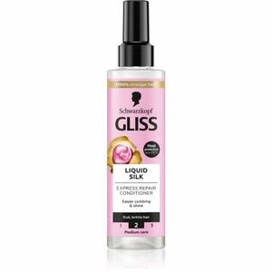 Schwarzkopf Gliss Liquid Silk bezoplachový kondicionér pro posílení a lesk vlasů 200 ml obraz