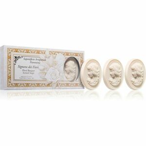 Saponificio Artigianale Fiorentino White Cameo Set sada tuhých mýdel 3x125 g obraz