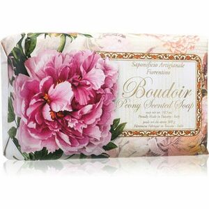 Saponificio Artigianale Fiorentino Boudoir Peony přírodní tuhé mýdlo 300 g obraz