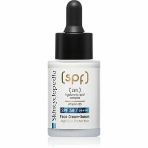 Skincyclopedia 10% Hyaluronic Acid Complex + Vitamin B5 krémové sérum SPF 50 30 ml obraz