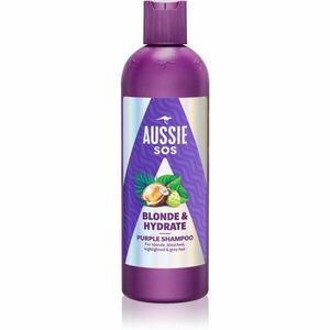 Aussie SOS Blonde Hydrate fialový tónovací šampon pro blond vlasy 300 ml obraz