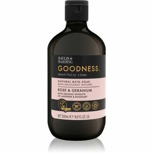 Baylis & Harding Goodness Rose & Geranium pěna do koupele s vůní květin 500 ml obraz