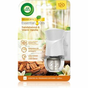 Air Wick Electric Sandalwood & Vanilla elektrický osvěžovač vzduchu s náplní 19 ml obraz