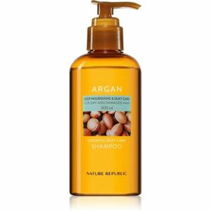 NATURE REPUBLIC Argan Essential Deep Care Shampoo hloubkově regenerační šampon pro poškozené vlasy 300 ml obraz