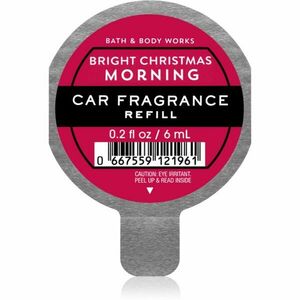 Bath & Body Works Bright Christmas Morning vůně do auta náhradní náplň 6 ml obraz