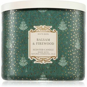 Bath & Body Works Balsam & Firewood vonná svíčka 411 g obraz