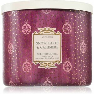 Bath & Body Works Snowflakes & Cashmere vonná svíčka 411 g obraz