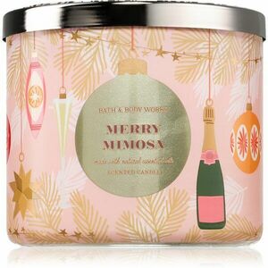 Bath & Body Works Merry Mimosa vonná svíčka 411 g obraz