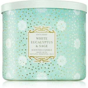 Bath & Body Works White Eucalyptus & Sage vonná svíčka 411 g obraz