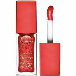 Clarins Lip Comfort Oil Shimmer olej na rty odstín 07 Red Hot 7 ml obraz