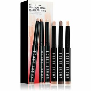 Bobbi Brown Long-Wear Cream Shadow Stick Trio Brow Pencil dárková sada na oči 3 ks obraz