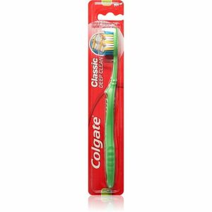 Colgate Classic Deep Clean Medium zubní kartáček medium Green 1 ks obraz