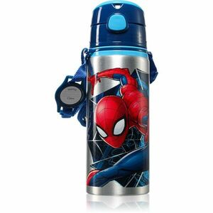 Marvel Spiderman Aluminium Water Bottle With Strap dětská láhev 600 ml obraz