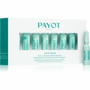 Payot Pâte Grise Cure 7 Jours Purifiante Express ampule – 7denní intenzivní péče pro zklidnění projevů akné 7x1, 5 ml obraz