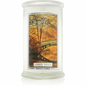 Kringle Candle Amber Wood vonná svíčka 624 g obraz