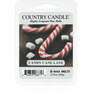 Country Candle Candy Cane Lane vosk do aromalampy 64 g obraz