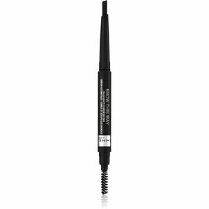 Rimmel Brow This Way tužka na obočí s kartáčkem 2 v 1 odstín 004 Soft Black 0, 25 g obraz