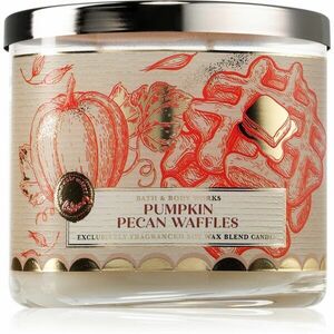 Bath & Body Works Pumpkin Pecan Waffles vonná svíčka 411 g obraz