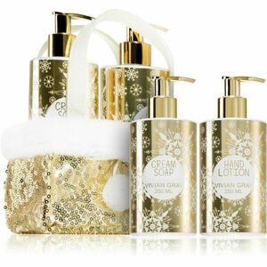 Vivian Gray Golden Glitters Vanilla & Patchouli dárková sada (na ruce) obraz