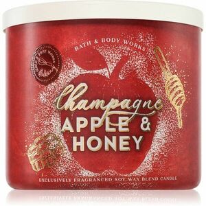 Bath & Body Works Champagne Apple & Honey vonná svíčka 411 g obraz