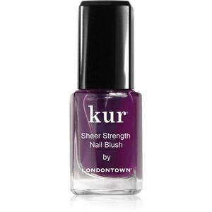 LONDONTOWN Kur Sheer Strength Nail Blush zpevňující a rozjasňující tónovaná péče na nehty odstín Concord 12 ml obraz