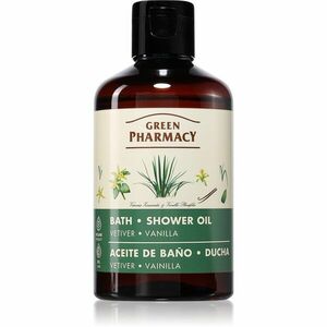 Green Pharmacy Vetiver & Vanilla Bath Oil osvěžující sprchový olej s vanilkou 250 ml obraz