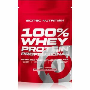 Scitec Nutrition 100% Whey Protein Professional syrovátkový protein s trávícími enzymy příchuť Strawberry 1000 g obraz