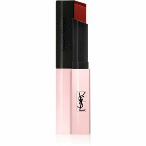 Yves Saint Laurent Rouge Pur Couture The Slim Glow Matte matná hydratační rtěnka s leskem odstín 202 Insurgent Red 2 g obraz