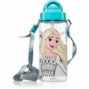 Disney Frozen Tritan Bottle With Strap láhev na vodu pro děti 500 ml obraz