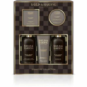 Baylis & Harding Black Pepper & Ginseng dárková sada (do koupele) pro muže obraz