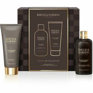 Baylis & Harding Black Pepper & Ginseng dárková sada (do sprchy) pro muže obraz