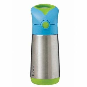 B.Box Thermos termoska s brčkem Blue 350 ml obraz