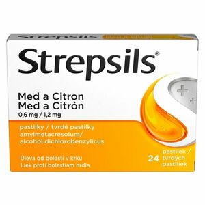 STREPSILS Med a citron 0, 6 mg 24 pastilek obraz