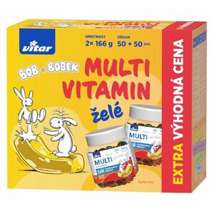 VITAR KIDS Multivitamin želé Bob a Bobek DUOPACK 2 x 50 kusů obraz