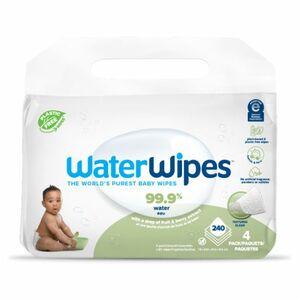 WATERWIPES Ubrousky vlhčené bez obsahu plastů Soapberry 4 x 60 ks obraz