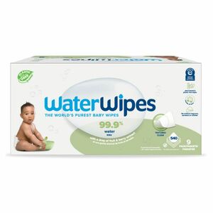 WATERWIPES Ubrousky vlhčené bez obsahu plastů Soapberry 9 x 60 ks obraz