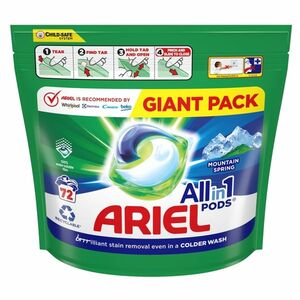 ARIEL Mountain Spring All-in-1 PODS® Kapsle na praní 72 PD obraz